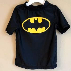 Batman rashguard swim top